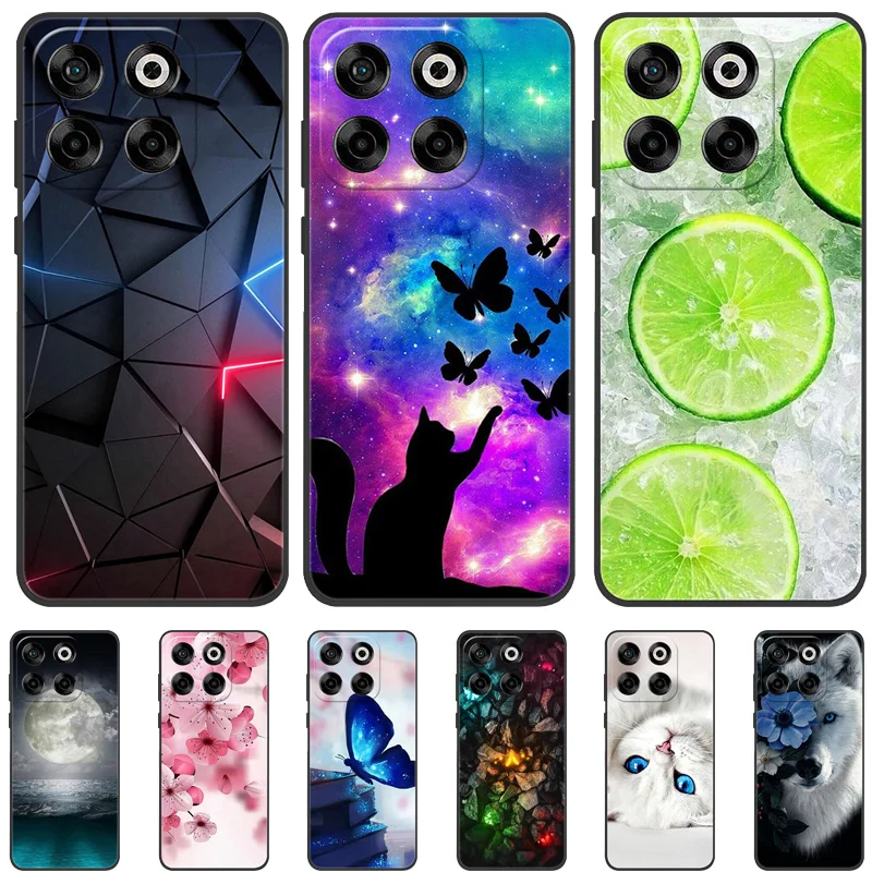 Para ZTE Blade V70 4G Funda de teléfono Nubia V70 Funda de silicona suave Funda protectora de dibujos animados de moda pintada encantadora para ZTE Axon 70