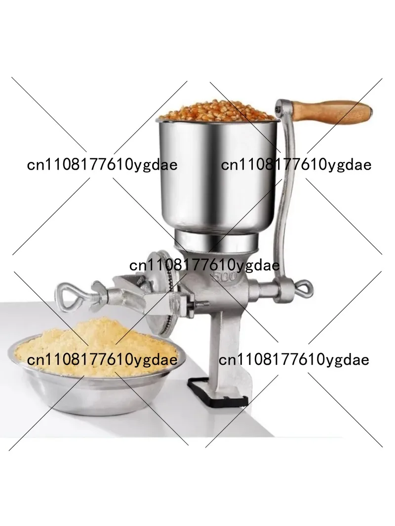 Manual Cast Iron Coffee & Spice Grinder – Small Handheld Nut, Grain & Herb Mill for Household Use