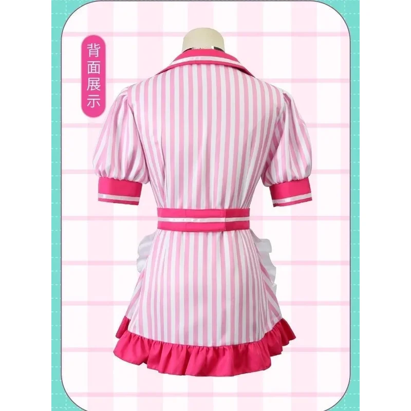 Anime Kostüme Kitagawa Marin Cosplay Dienst mädchen Outfit mein Kleid Liebling Cosplay Kellner Uniform kurze Röcke Hut Halskette Anzug