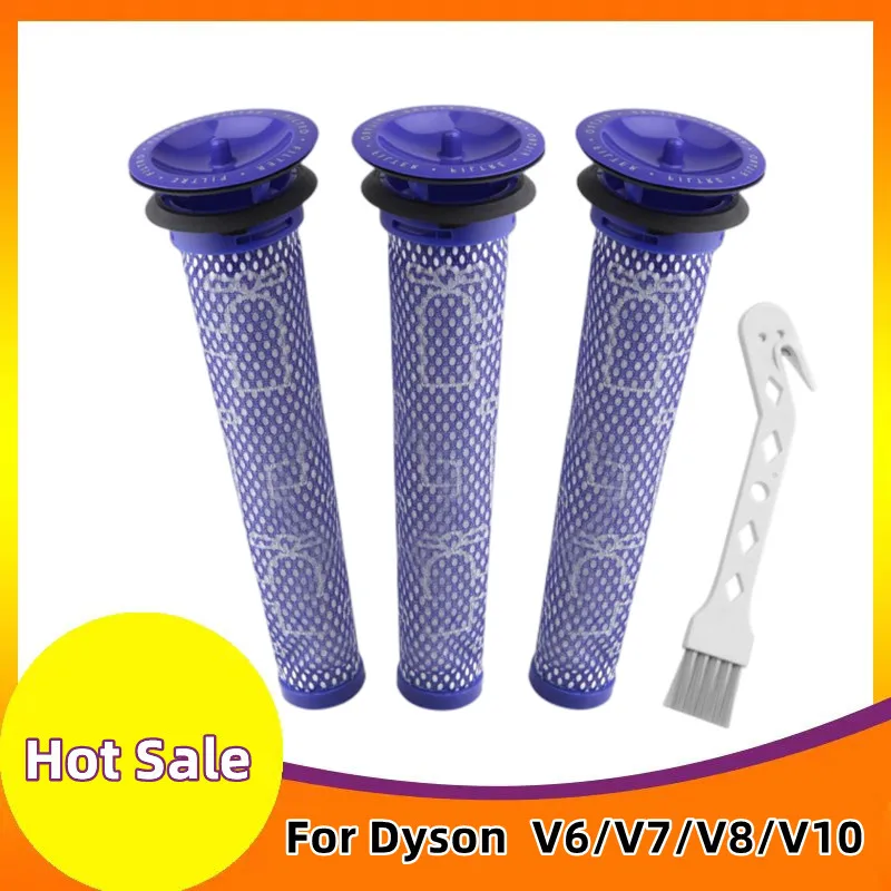 Filter depan cocok untuk elemen Filter penyedot debu Dyson V6/V7/V8/V10