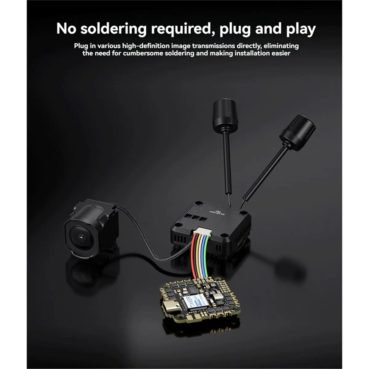 DTC5 F722 35A 32Bit AIO Flight Controller 2-6S PWM 128K Refresh INAV Firmware for FPV Racing Drone Quadcopter