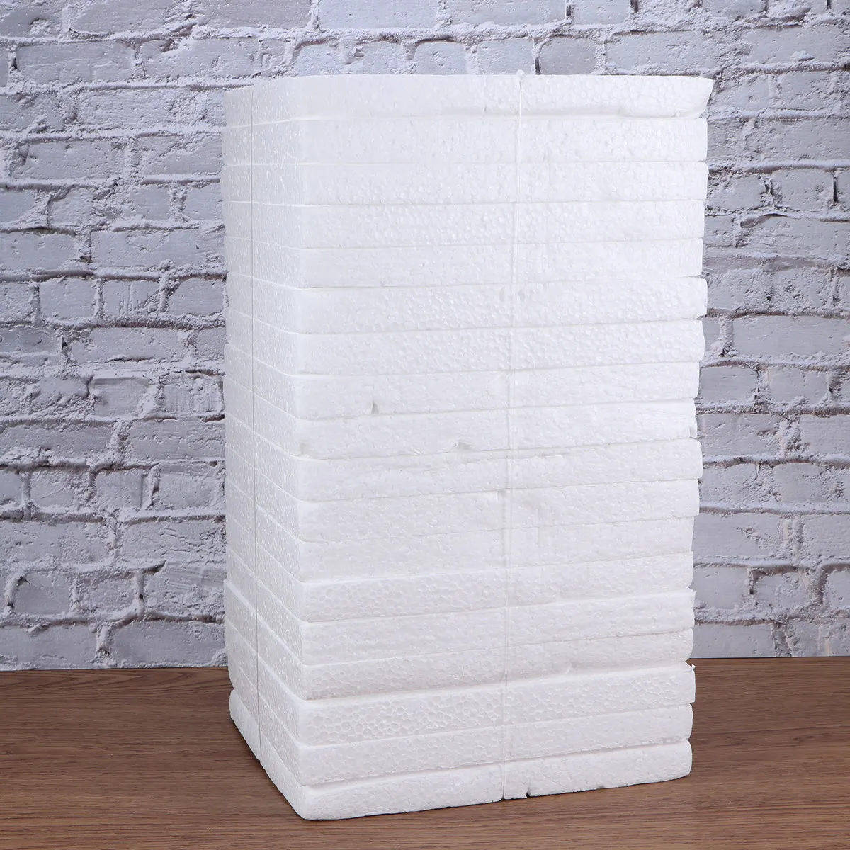 

18Pcs White Foam Sheets Premium Safe Packaging Fillers Shock Absorbing Low Density Foam Blocks for Ecommerce Mailer Boxes