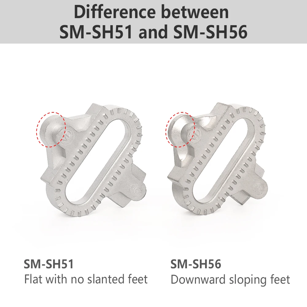دراجة MTB دواسة متعددة التحرير مع قاعدة Mutter Cleat ، مجموعة Paar berg العائمة ، TTPRO SPD SM SH56 SH51