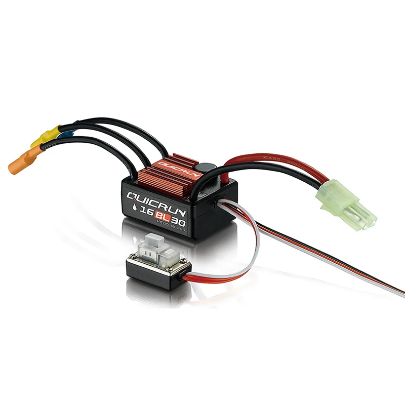 Hobbywing QUICRUN WP-16BL30 brushless power conditioner with 2435 6500kv motor set suitable for 1/18 RC remote control car