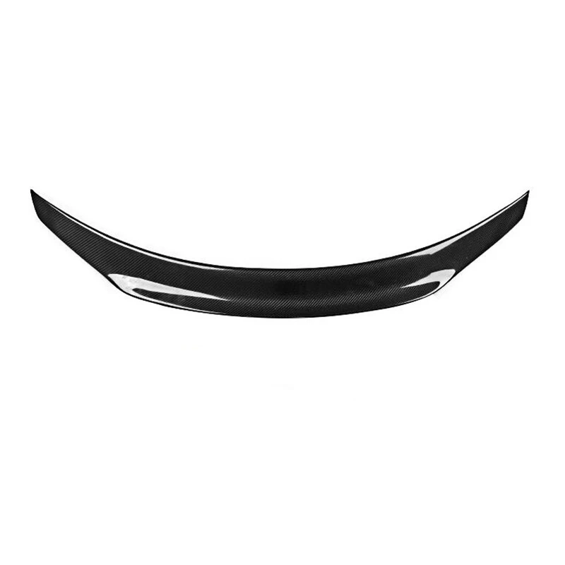 CEYUSOT FOR Real Carbon Fiber Spoiler Accessories Benz C-class W205 C180 C200 C300 Trunk Rear Lip Wing Spoiler 2015-ON PSM Style