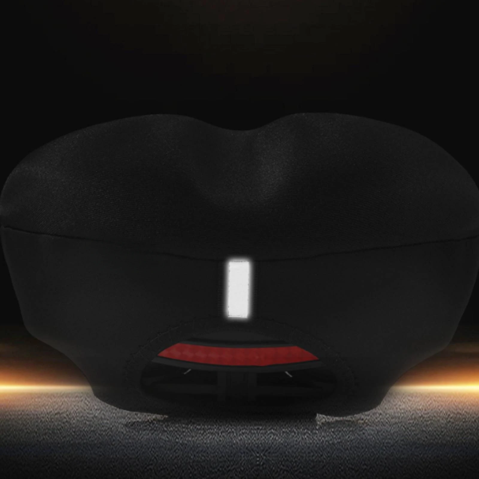 Silicone Memory Foam Saddle Cover Comfortable Contoured Bike Saddle Cover Memory Foam Bike Seat Cushion Soft for Daily Cycling