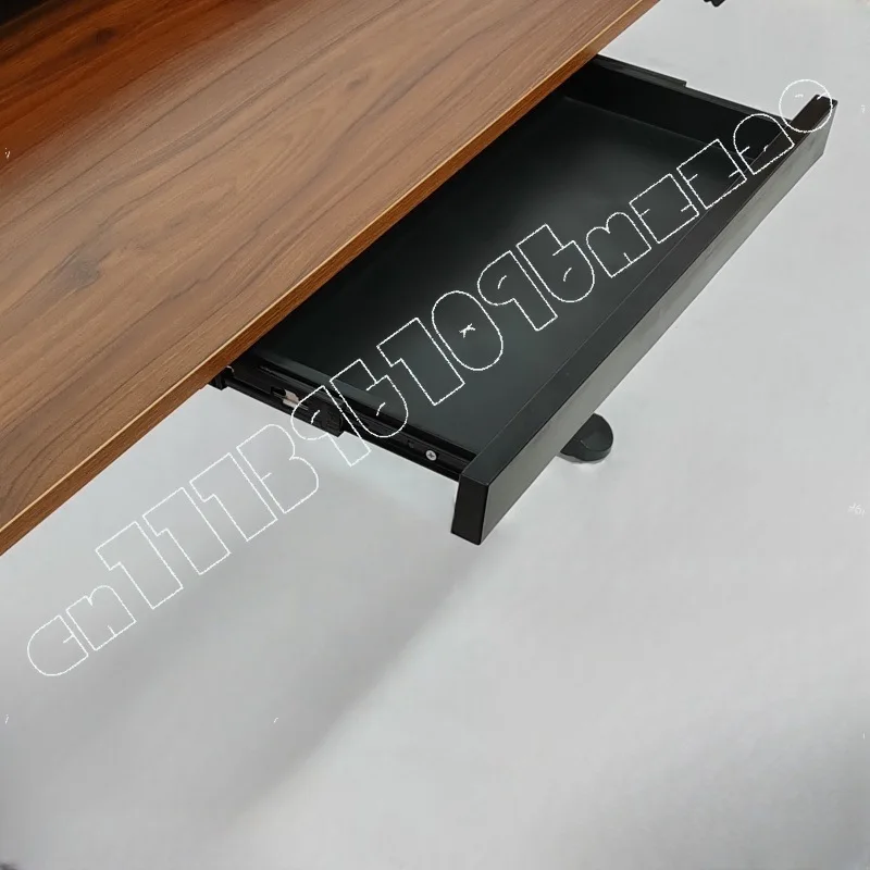 Thickened Silent Computer Desk Under Table Keyboard Tray Invisible Drawer Table Sliding Track Guide Rail Bracket Accessories