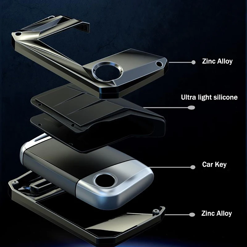 جديد حافظة مفاتيح السيارة غطاء شل فوب ل Volkswagen VW Golf 8 MK8 ID-4 ID-6 لسكودا اوكتافيا A8 لمقعد ليون FR MK4 Cupra #4