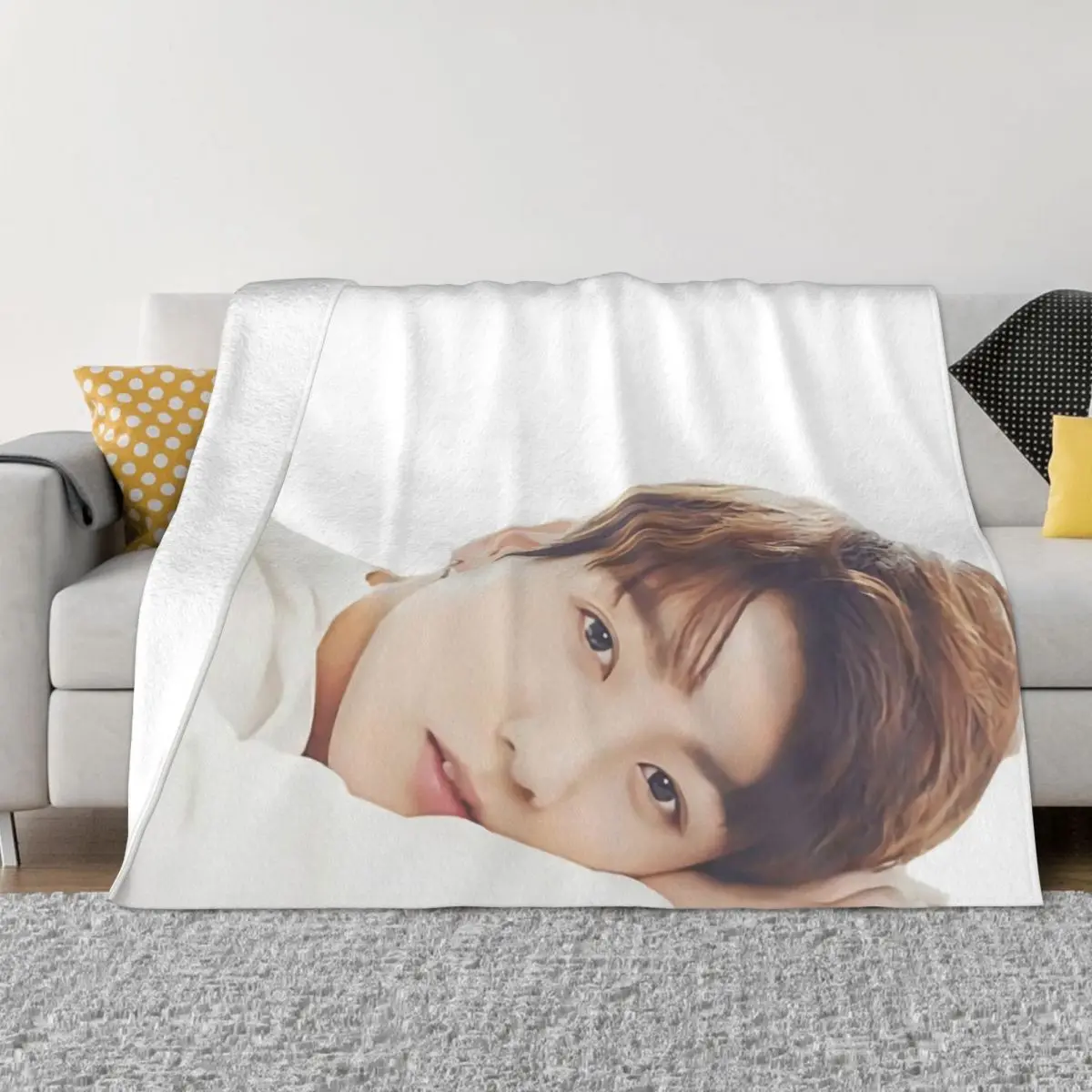 

Plush Blanket Ancient Daily Printed Warm Blanket Sofa Bedroom Office Plush Quilt