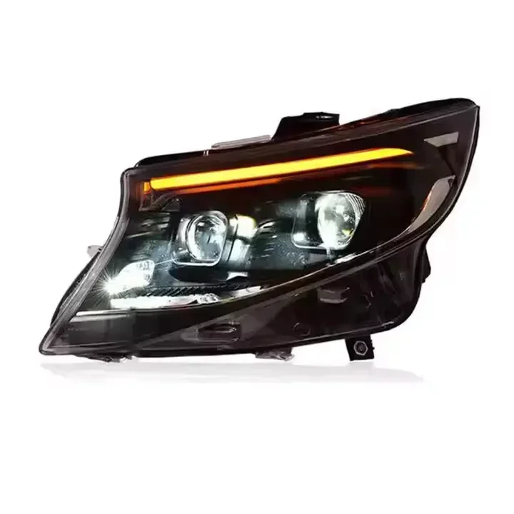 SJC Auto Car Accessories LED Headlights For Mercedes Benz VITO V260 W447 Upgraded To 2024 New Style LED Head Light
