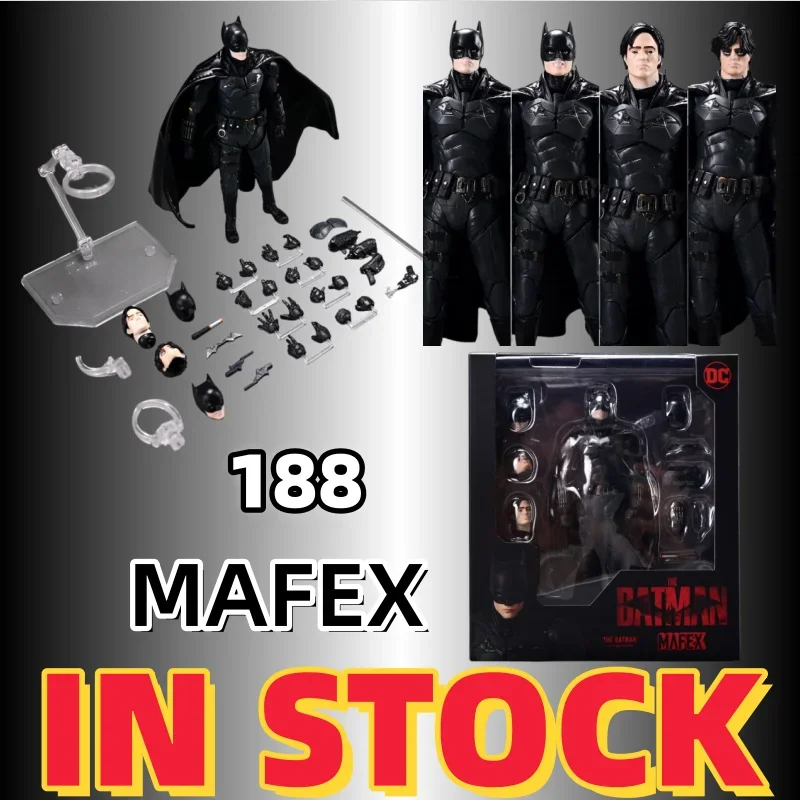 

Hot In Stock Anime Figurines The Batman Mafex 188 Robert Pattinson Movie Version Figurine Justice League Batman Action Kids Toy