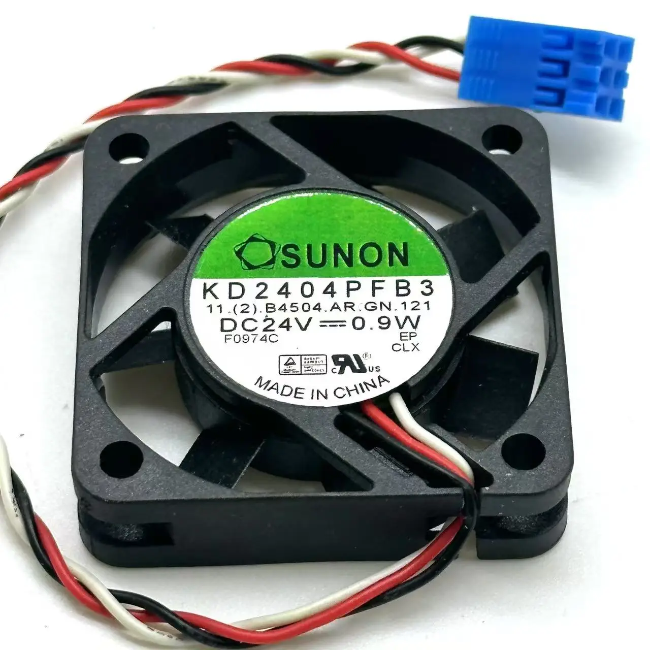 Sunon KD2404PFB3 B4504.AR.GN.I21 DC 24V 0.9W 40x40x10mm 3-Wire Server Cooling Fan