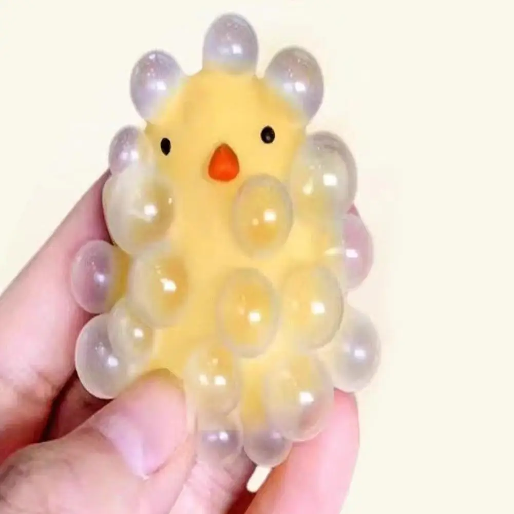 Cute Squeeze Chick Tpr Mini Slow Rising Stress Ball Toy Party Reliever Kid Stress Fidget Toys Toys Favor Kneading Pinch V1e9