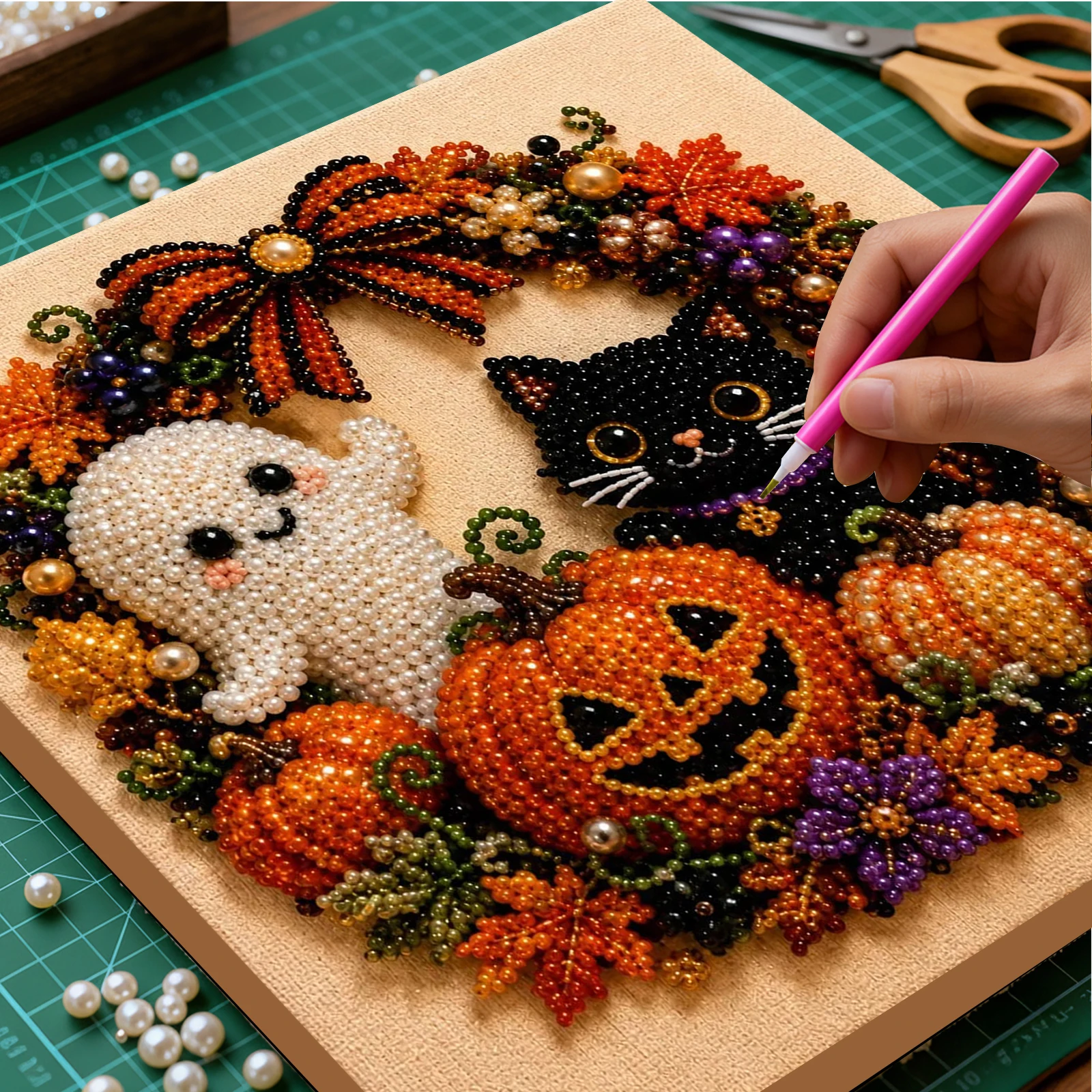 Art Craft Halloween - Kit de peinture diamantée DIY pour