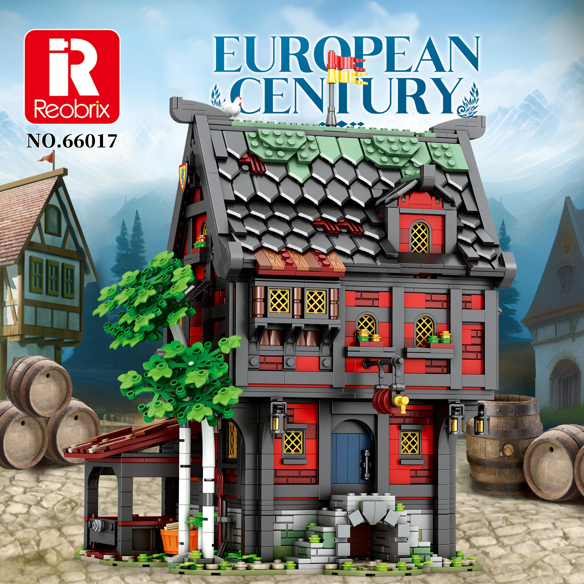 Bloques de construcción medievales Crusaders para niños, juego de ladrillos para armar casa del siglo europeo, ideal para regalo de Navidad