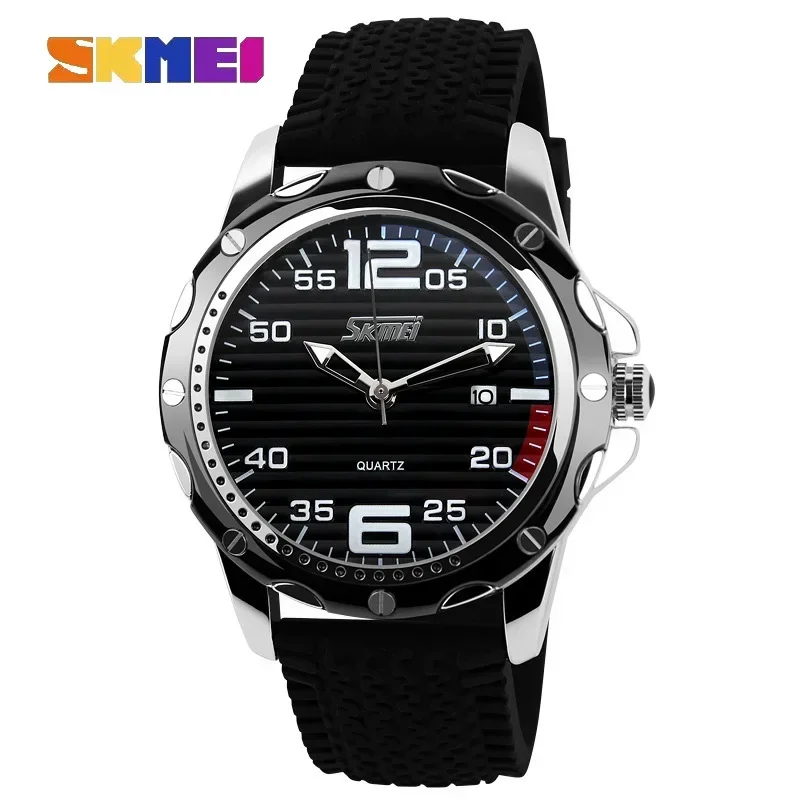 SKMEI 0992 Luxury Quartz Watch for Men Sports Waterproof Mens Wristwatches Date Week Shockproof Calendar Clock Reloj Hombre 9288