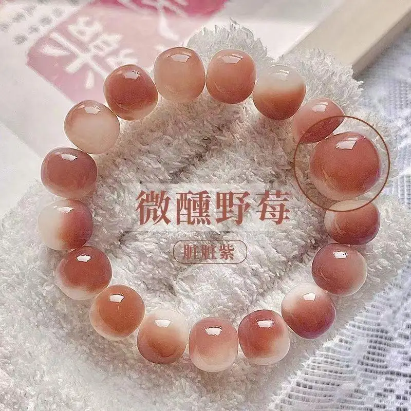 Gradient Student Version Bodhi Bracelet Hand Toy Girl Genuine Pliable Temperament Collectables-Autograph Rosary Men's Bracelet F