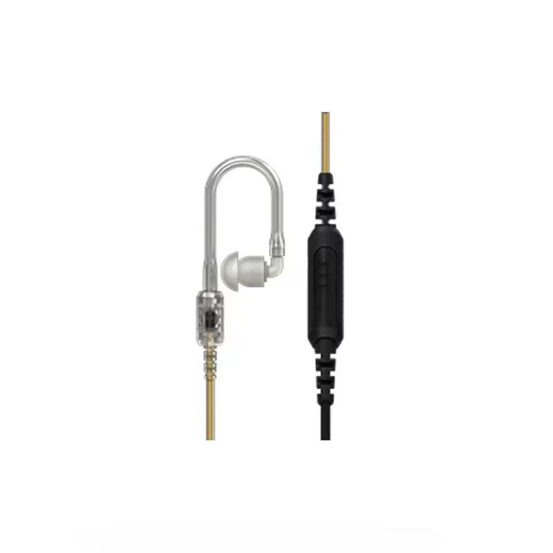 Kim Shop  WANGKM  Original PMLN8341 Translucent Catheter Earphone for moto rola R7 R7a Two-way Radio Single Line mon itor Kit Ea