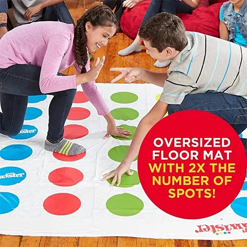 KNYYSECQ Twister Game Friends Twist Music Small Game Pad Company Party Multi person Interactive Party Toy