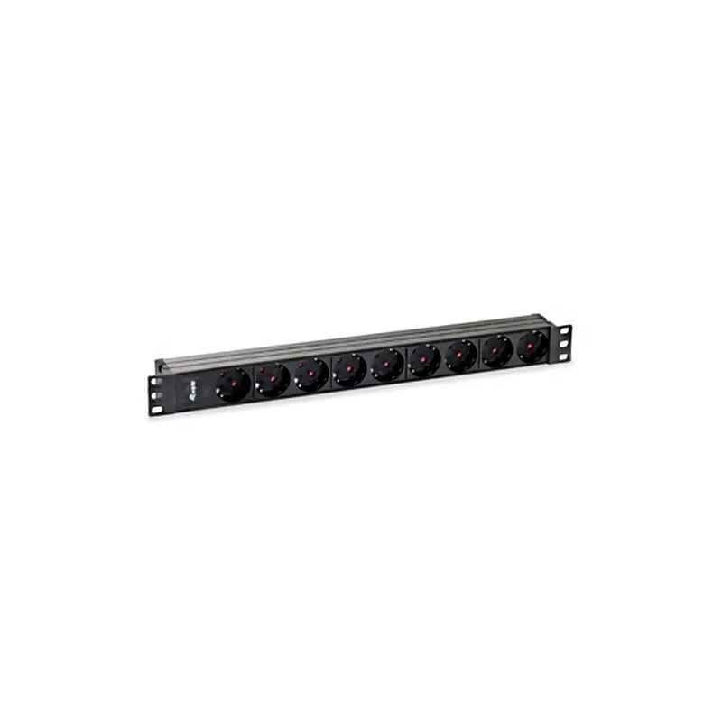 Equip outlet strip 9 Shuckos for Rack mount 19 