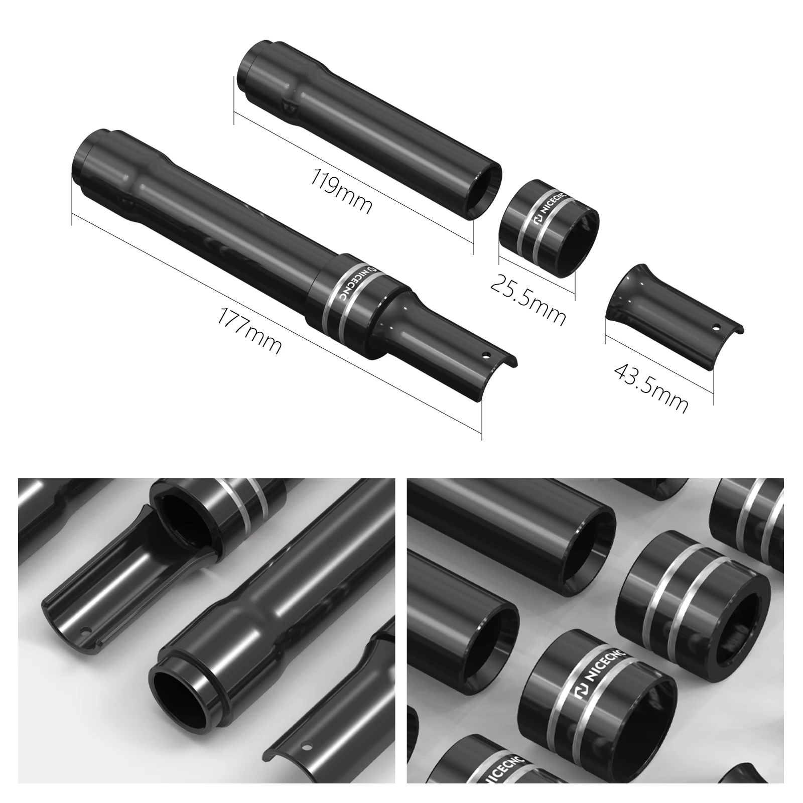 For Harley Fat Boy FLFBS 114 FLFB 107 Pushrod Cover For Harley Street Glide FLHX Road King Electra Glide Ultra Limited 2017-2014 - Image 2