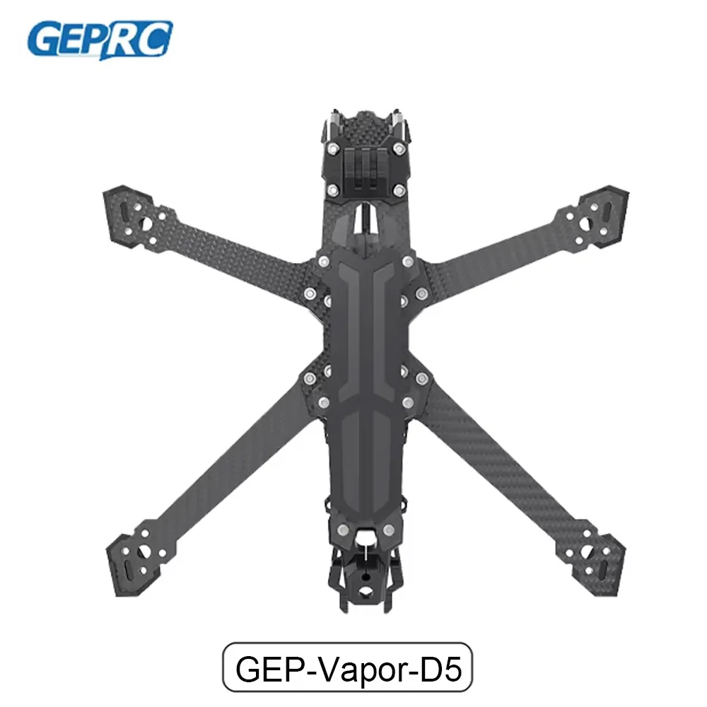 

GEPRC GEP-Vapor-D5 Frame Kits for Freestyle RC Quadcopter Drone Vapor Drone Carbon Fiber Frame DIY RC FPV 5 Inch Gep Frame