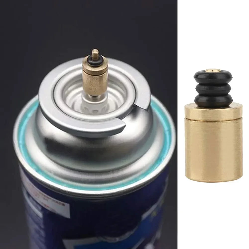 Gas Refill Adapter Filling Butane Canister Outdoor Camping Stove Gas Cylinder Gas Tank Burner Accessories Mini Inflation Valve