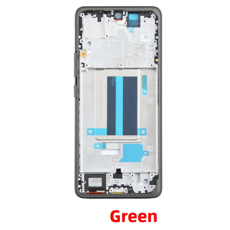 For Xiaomi Redmi Note 13 Pro Plus Front Frame Housing Middle Bezel Chassis With Side Buttons Note13 Pro+ 5G Parts