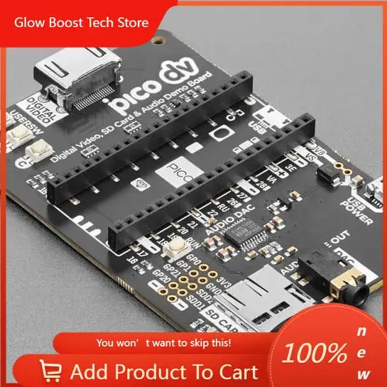 

Мультимедийная платформа Pimoroni Pico DV Demo Base (RP2040 DVI)