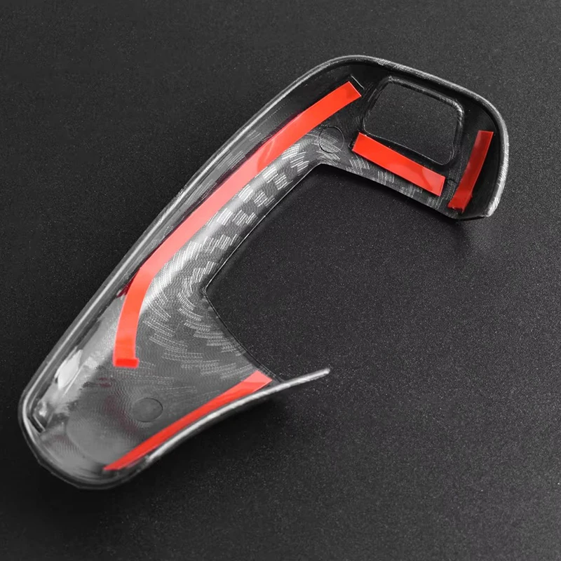 سيارة ألياف الكربون والعتاد التحول المقبض غطاء مقبض اكسسوارات لسيارات BMW M G30 G32 G01 G02 G05 G06 G07 G26 G23 F40 F20 G08 G16 F02 F01 #3