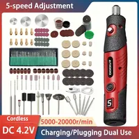 4.2V 5000-20000r Wireless Drill Free Shipping Mini Rotary Tool Griding Electric Tool Battery Drill Engraving Pen Machine Grinder
