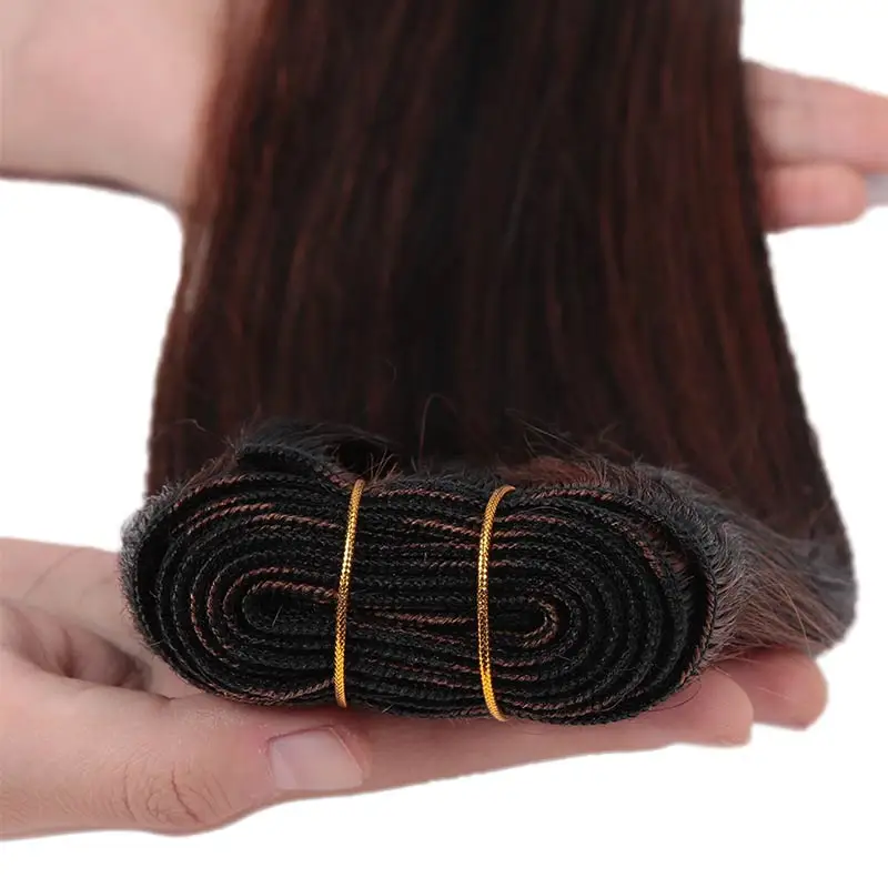 Elegante brasileiro em linha reta p4/27 p6/27 marrom p4/30 p1b/30 tecer cabelo humano pacotes 100% natural rmy extensão do cabelo 10 a 26 polegadas