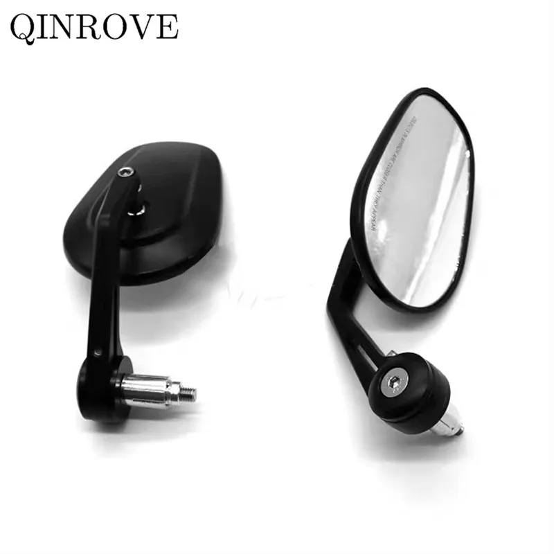 22mm Motorcycle Handlebar End Mirror Aluminum Alloy Rear Mirror Universal For Suzuki GSX S750 GSXR 600 Intruder Triumph Tiger