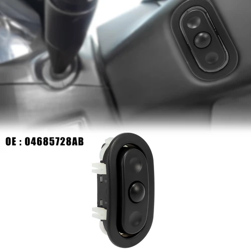 X Autohaux-par de interruptores de volante de Radio Control, reemplazo para Chrysler, Jeep, Dodge, Ram 04685729AB 04685728AB