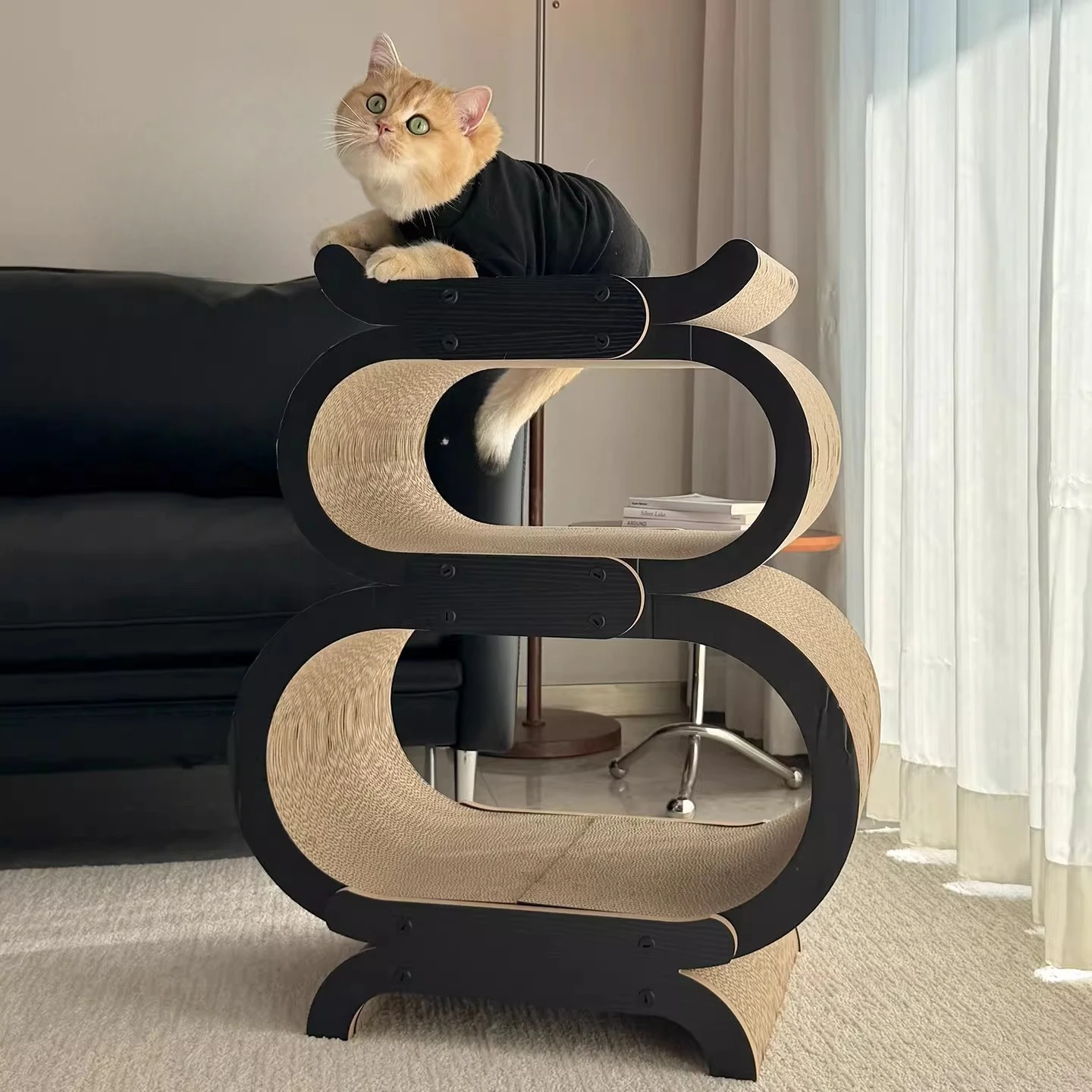 

Supplies Scrapers Cat Tower Accessories Toys House Towers Cat Tower Things Sandbox Indoor Large Rascador De Gatos Pet Furniture