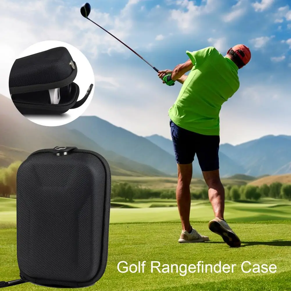 Penutup alat pengukur jarak, tahan air mata, casing pelindung Golf Rangefinder dengan kapasitas tahan guncangan desain ritsleting untuk dampak untuk Golf