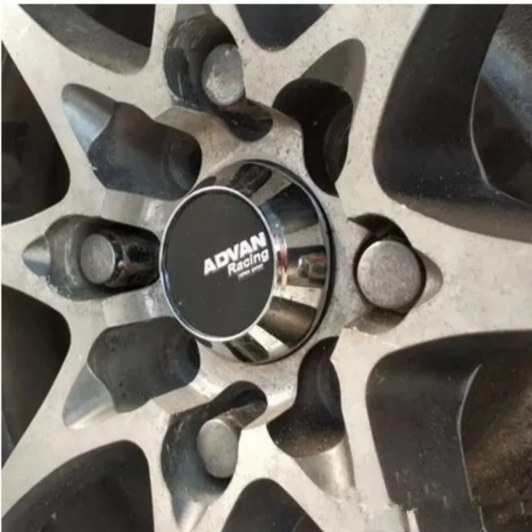 ADVAN Racing 60/64/65/68/69mm Car wheel hub cover modification decoration wheel hub center cover high size card slot dust cover
