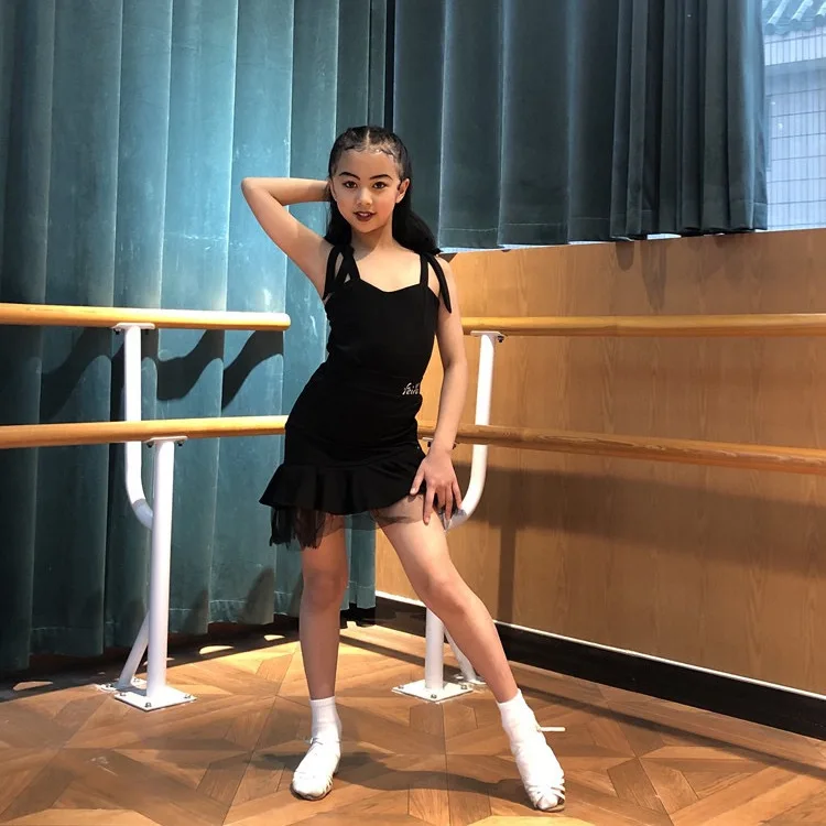 Personalizado feminino adulto meninas traje de dança latina competição prática profissional cinta desempenho vestido conjunto franja vestido