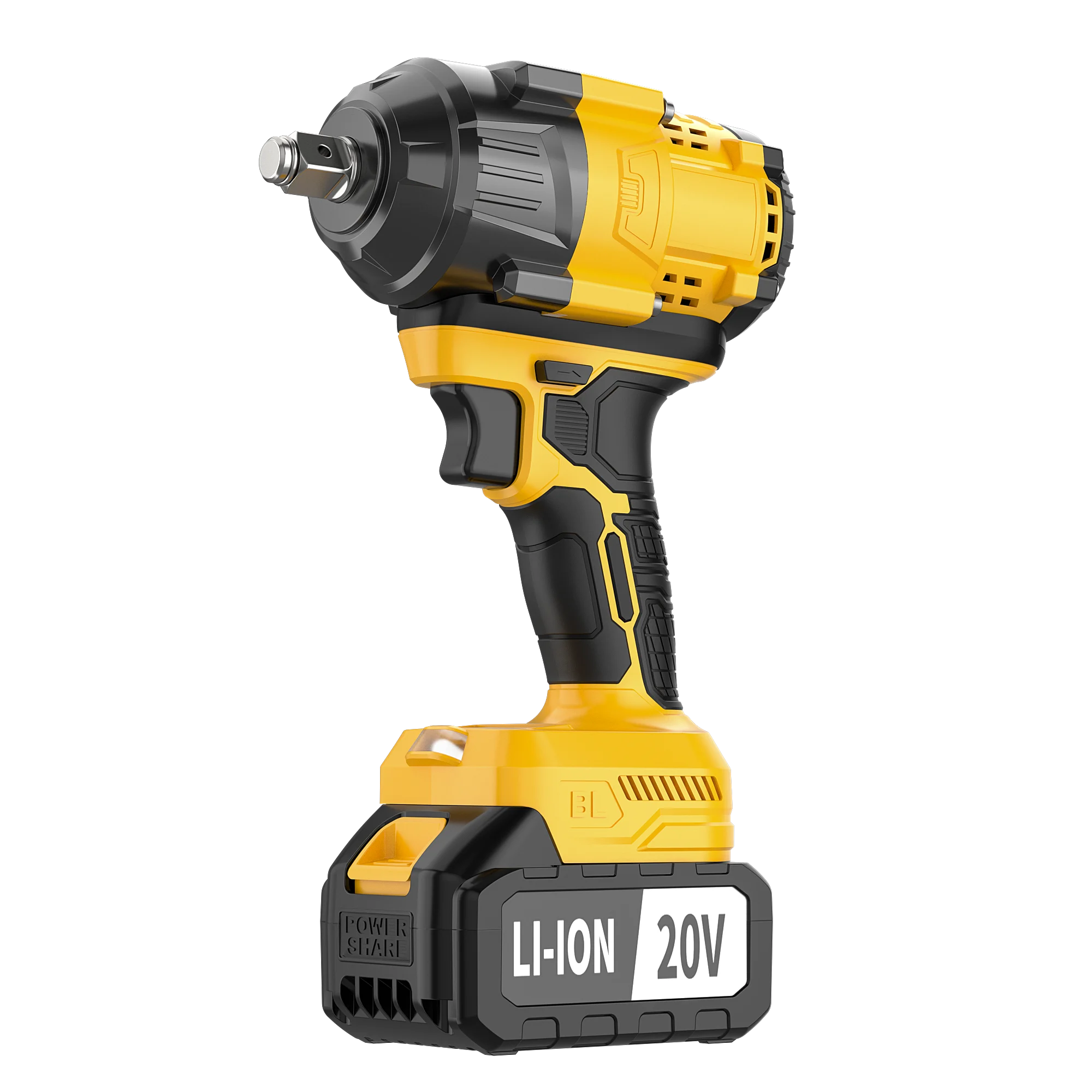 

20253 in 1 20V Cordless Impact Wrench 800nm Max Torque Industrial Grade Electric Wrench Support Drop Shipping Local EU Warehouse