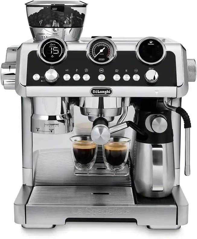 De'Longhi-Coffee Machine, Espresso  Stainless Steel, Silver,Black, EC9665M, La Specialista