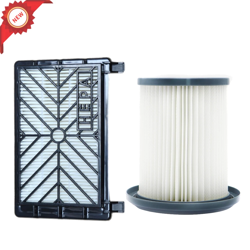 2pcs Vacuum Cleaner Accessories HEPA Filters+12cm Element For Philips FC8712 FC8714 FC8716 FC8720 FC8722