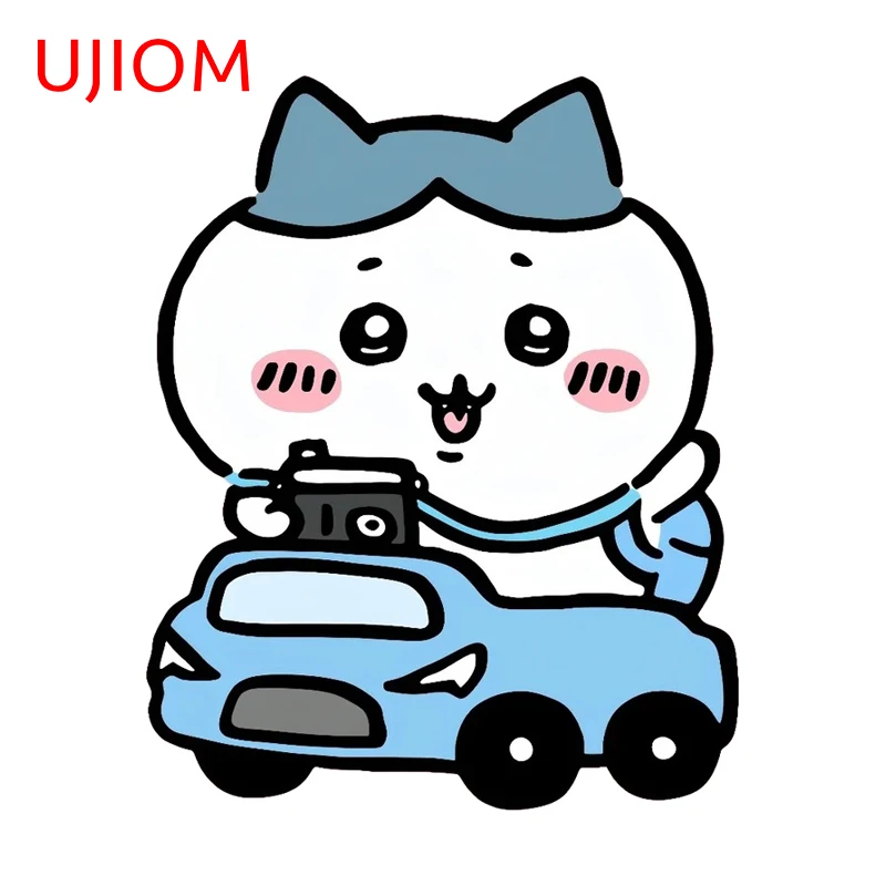 UJIOM Cat Drive A Car Wall Sticker Enchanting Tendy Attractive Occlusion Scratch Graffiti Decal Adhesive Game Room Decoration