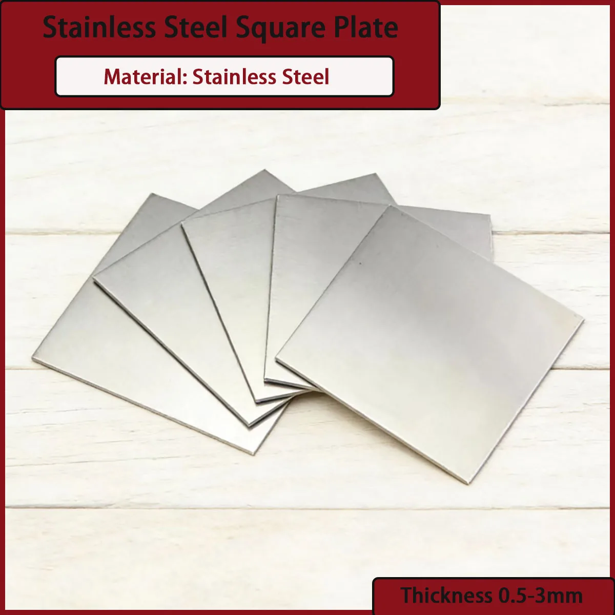 

Stainless steel square plate with a thickness of 0.5-3mm is suitable for equipment manufacturing, decoration, and other purposes