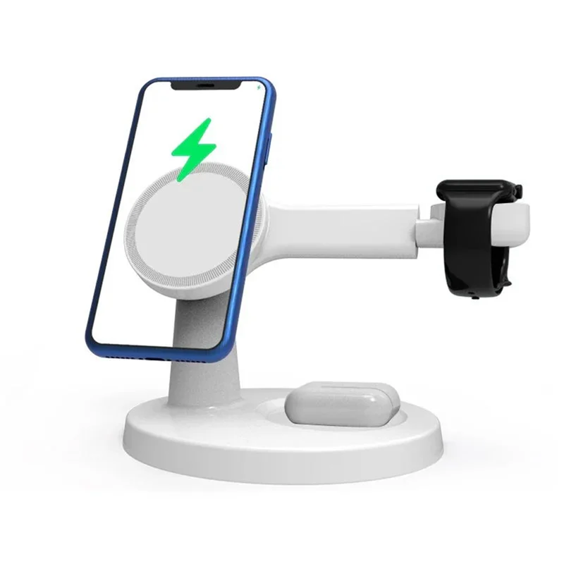 -BOFF 3 In 1 Magnetic Wireless Charger Stand For Iphone 16 15 14 Pro Max  Watch 9 8  Pro Fast Charging Station