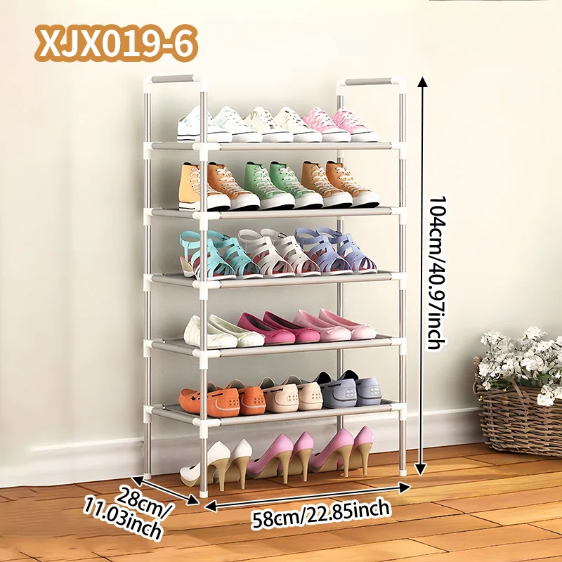 Multi-Layer Shoe Rack, Easy-To-Assemble Home Shoe Storage Rack, Suitable for Hallway, Bedroom, Entryway, and Living Room, Storage Shoe Rack