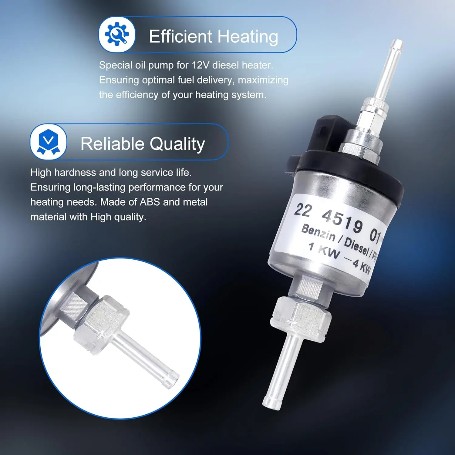 Топливный насос нагревателя 12 В, тихометр замены для Eberspacher Airtronic D2 D4 1KW-4KW