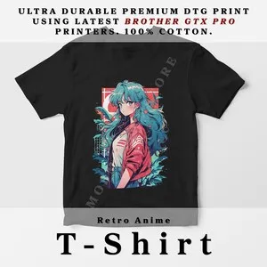 

T-Shirt 90s Cute Anime Girl – 80s 00s Retro Otaku Gift