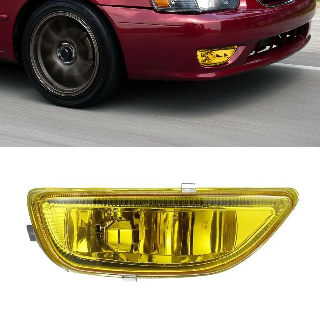 

Правый желтый объектив переднего бампера, противотуманная фара, подходит для Toyota Corolla 2001-2002 гг.