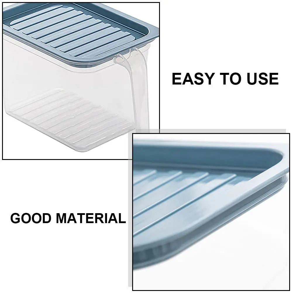 

Набор из 5 герметичных контейнеров для хранения продуктов из полипропилена: для фруктов, овощей, закусок, сохранения свежести, для холодильника и кухни