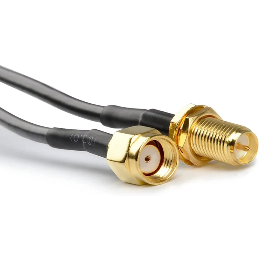 Coaxial Extension Cable RP-SMA Female To Male WLAN Wifi Aerial 5M 16.4ft Extensionl Cord For Extend The Antenna Range